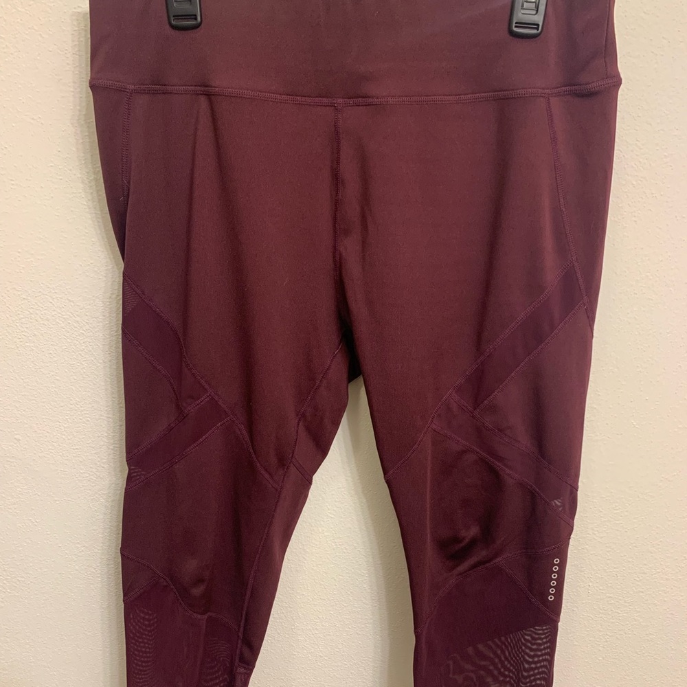 Maroon Leggings Plus Size
